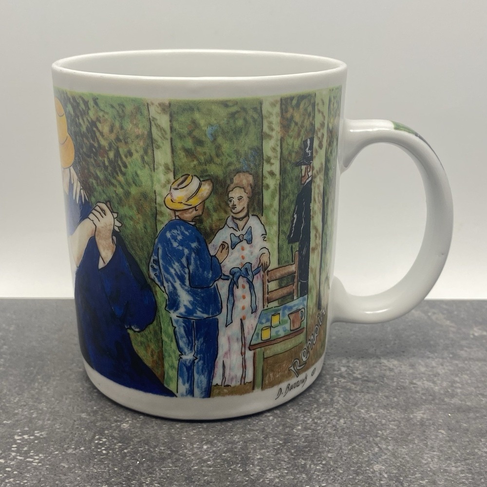 Dance At Bougival Renoir CHALEUR Master Romantics Coffee Mug D. Burrows